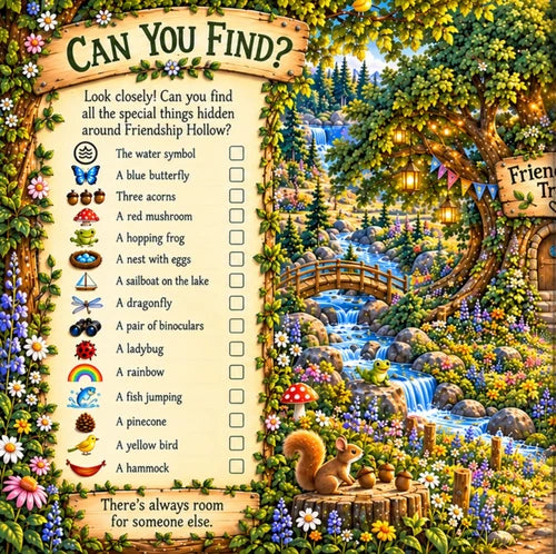Friendship Hollow Search & Find