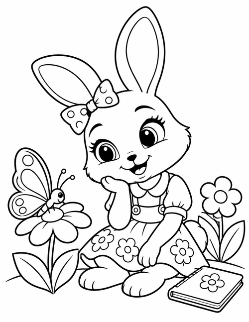 Friendship Hollow Coloring Books