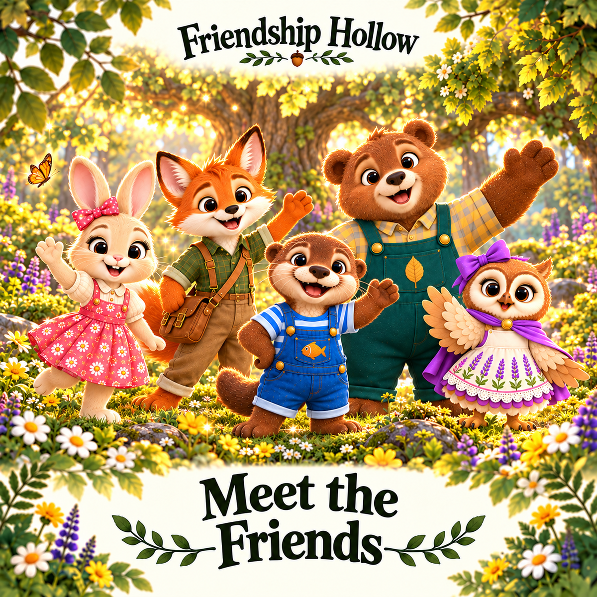 Friendship Hollow Digital Download - Meet the Friends